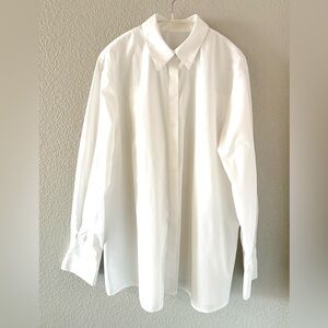 Natural Beauty Basic - Elegant White Women's Blouse